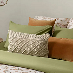 Чехол на подушку с макраме бежевого цвета Macrame варинант исполнения - 7 | Loft Concept в Краснодаре