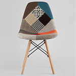 Стул с обивкой в технике пэчворк DSW варинант исполнения - 2 | Loft Concept в Краснодаре