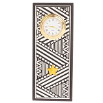 Часы подарочные настольные в виде погона Генерала из натурального камня Змеевик Silver Military Clock варинант исполнения - 10 | Loft Concept в Краснодаре