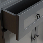 Стеллаж с ящиком и 2-мя дверцами Percent Rack варинант исполнения - 6 | Loft Concept в Краснодаре