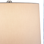 Настольная лампа керамическая с бело-синими мазками Painterly Strokes варинант исполнения - 2 | Loft Concept в Краснодаре