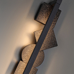 Бра вертикальное с черными кругами и квадратами Gravyura варинант исполнения - 2 | Loft Concept в Краснодаре