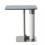 Дизайнерский журнальный стол с прямоугольной рельефной столешницей Nord варинант исполнения - 1 | Loft Concept в Краснодаре