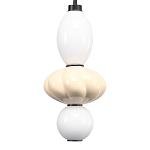 Подвесной светильник фигурный с керамическими элементами Light Fragrant варинант исполнения - 4 | Loft Concept в Краснодаре