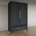 Шкаф платяной Primo с выдвижными ящиками шпон Светлый дуб варинант исполнения - 3 | Loft Concept в Краснодаре