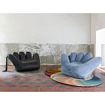 Дизайнерское кожаное кресло в форме руки Poltronova Joe Whip Armchair варинант исполнения - 5 | Loft Concept в Краснодаре