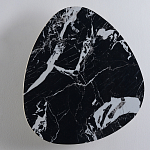 Бра треугольной формы из искусственного мрамора черного цвета Длина 47 см Ginger & Jagger варинант исполнения - 1 | Loft Concept в Краснодаре