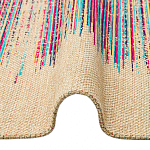 Ковер с геометрическим узором из комбинированного состава Full rhythm варинант исполнения - 2 | Loft Concept в Краснодаре