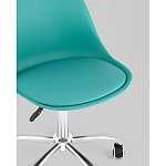 Офисный стул на металлическом основании EGGERY Blue пластик варинант исполнения - 2 | Loft Concept в Краснодаре