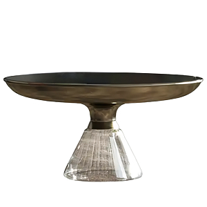 Дизайнерский журнальный стол на прозрачном основании Nofon