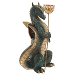 Подсвечник в виде дракона Dragon Candlestick Red Gold Blue Green варинант исполнения - 4 | Loft Concept в Краснодаре