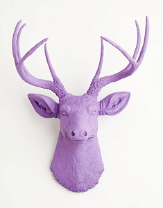 Голова оленя - Фиолетовая