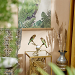 Подсвечник с двумя попугаями из фарфора на бронзовой ветке Eden Garden варинант исполнения - 6 | Loft Concept в Краснодаре