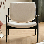 Кресло с каркасом и ножками из древесины и мягкими сиденьем и спинкой Venice варинант исполнения - 7 | Loft Concept в Краснодаре