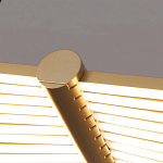 Люстра в виде распахнутых крыльев из тонких металлических планок Flight of Freedom варинант исполнения - 2 | Loft Concept в Краснодаре