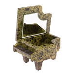 Шкатулка в виде рояля из натурального камня змеевик Stone Casket варинант исполнения - 2 | Loft Concept в Краснодаре