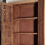 Этнический шкаф с орнаментом резьба из дерева Indian Antique Furniture варинант исполнения - 2 | Loft Concept в Краснодаре