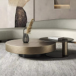 Комплект их 2-х круглых дизайнерских журнальных столов Difelap варинант исполнения - 1 | Loft Concept в Краснодаре