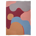 Плед из хлопка с абстрактным принтом Elysian Flow Ember варинант исполнения - 1 | Loft Concept в Краснодаре