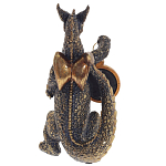 Часы в виде дракона Gold Black Dragon with Clock варинант исполнения - 2 | Loft Concept в Краснодаре