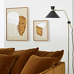 Торшер с поворотным плафоном Davy Brass Floor Lamp варинант исполнения - 11 | Loft Concept в Краснодаре