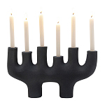 Подсвечник алюминиевый черный Ember варинант исполнения - 1 | Loft Concept в Краснодаре