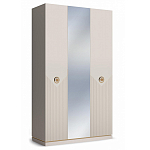 Шкаф трёхдверный с 1-ой зеркальной дверью Satin Furniture варинант исполнения - 1 | Loft Concept в Краснодаре