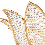 Люстра в форме тюльпана с лепестками из прозрачных стеклянных бусин Hanging Flowers варинант исполнения - 1 | Loft Concept в Краснодаре