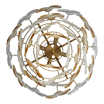 Люстра конусообразная с цветочными мотивами Light Floral Glow варинант исполнения - 6 | Loft Concept в Краснодаре