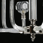 Люстра с 8-ю лампами и гранеными стеклянными плафонами Prism Gala варинант исполнения - 10 | Loft Concept в Краснодаре