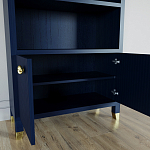 Книжный Стеллаж Elsa Dreams Blue с задней стенкой варинант исполнения - 3 | Loft Concept в Краснодаре