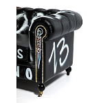 Диван Честерфильд граффити graffiti Orange Sofa натуральная кожа варинант исполнения - 10 | Loft Concept в Краснодаре