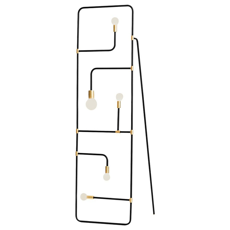 Торшер Beaubien 05 by Lambert & Fils Черный Золотой в Краснодаре | Loft Concept 