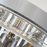 Потолочный светильник для ванных комнат с круглым стеклянным плафоном и тремя лампами Quoizel варинант исполнения - 8 | Loft Concept в Краснодаре