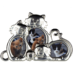 Фоторамка детская Childhood Corner Three cats варинант исполнения - 1 | Loft Concept в Краснодаре
