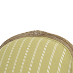 Кресло Ava Classical Armchair green striped flax варинант исполнения - 4 | Loft Concept в Краснодаре