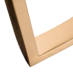 Консоль с белая овальная с мраморной столешницей Thoroughbass  варинант исполнения - 3 | Loft Concept в Краснодаре