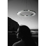 Люстра круглая с прозрачной хрустальной рамкой Maude Crystal Light варинант исполнения - 14 | Loft Concept в Краснодаре