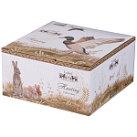 Чайная пара из фарфора с изображением собаки и зайцев 300 мл Hunting Porcelain Collection 2 варинант исполнения - 4 | Loft Concept в Краснодаре