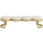 Дизайнерская Банкетка Leola латунь  варинант исполнения - 2 | Loft Concept в Краснодаре