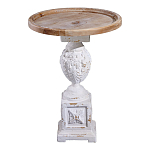 Приставной столик с резным античным узором Antique Engraving варинант исполнения - 1 | Loft Concept в Краснодаре