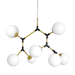 Люстра с 7-ю белыми шарообразными плафонами Natural Concepts варинант исполнения - 1 | Loft Concept в Краснодаре