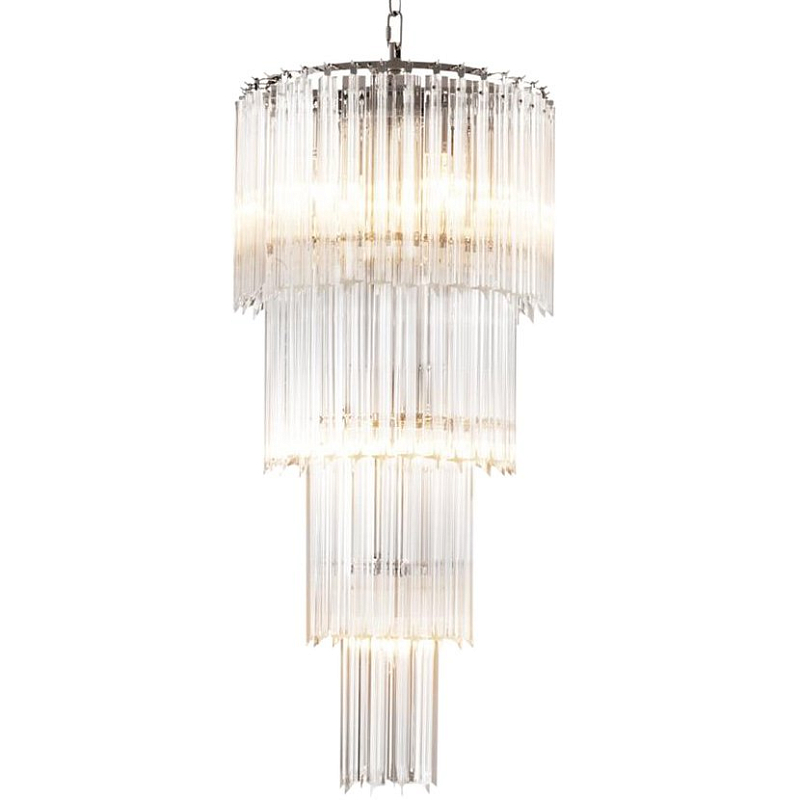 Люстра Chandelier Alpina S Никель Прозрачный (Transparent) в Краснодаре | Loft Concept 