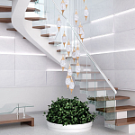 Большая каскадная люстра с хрустальными подвесками Esme Drops Crystal Brass Cascade Chandelier 25 варинант исполнения - 2 | Loft Concept в Краснодаре