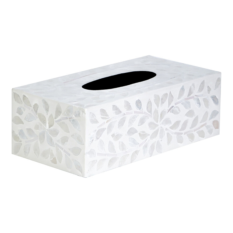 Салфетница Esmee Bone Inlay Белый Салфетница Esmee Bone Inlay Белый в Краснодаре | Loft Concept