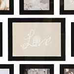Рамка для 9-ти фотографий квадратная Moment Forever варинант исполнения - 3 | Loft Concept в Краснодаре