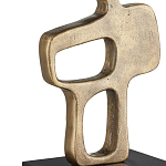 Настольная лампа с фигурным каркасом и прямоугольным тканевым абажуром Brutalist Profile варинант исполнения - 1 | Loft Concept в Краснодаре