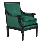 Кресло Harry Armchair black and green velour варинант исполнения - 1 | Loft Concept в Краснодаре