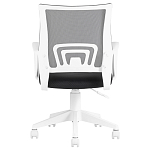 Офисное кресло с основанием из белого пластика Desk chairs Black варинант исполнения - 4 | Loft Concept в Краснодаре