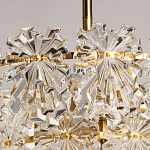 Люстра многоярусная с объемными прозрачными цветами Hanging Flowers варинант исполнения - 6 | Loft Concept в Краснодаре